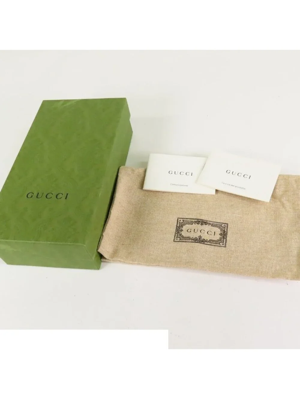 Gucci Bamboo Diana Jumbo GG Wallet Brown Beige Leather Canvas